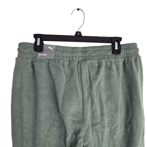 Puma Geen Drawstring Fleece Relaxed Fit Women's Classics Now Then Sweatpants L - Picture 8 of 16